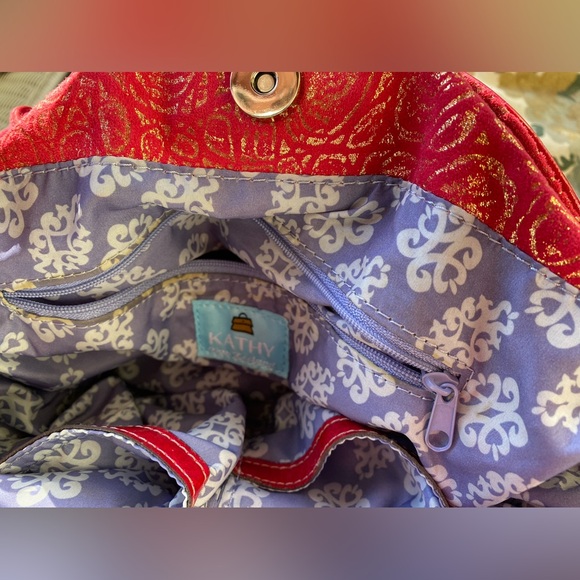 Kathy Van Zeeland shoulder bag. New w/o tags. Never used. Pink/Silver/Black/Gold - Picture 2 of 16